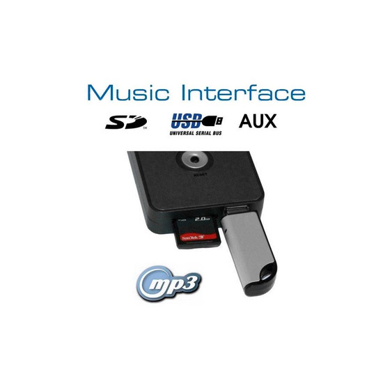 Digitales Music Interface USB SD AUX fr Hyundai, KIA 13-polig