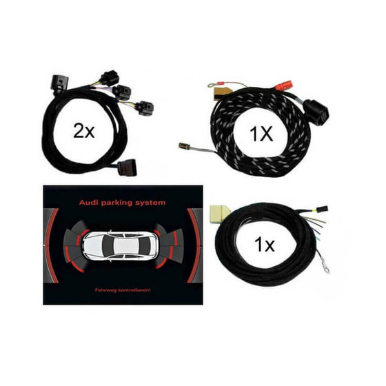 Kabelsatz Komplett-Set APS+ Front und Heck fr Audi A8 4E